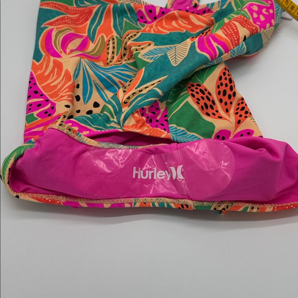 Hurley Bahia Cheeky Racerback One-Piece Swimsuit - Picture 7 of 9